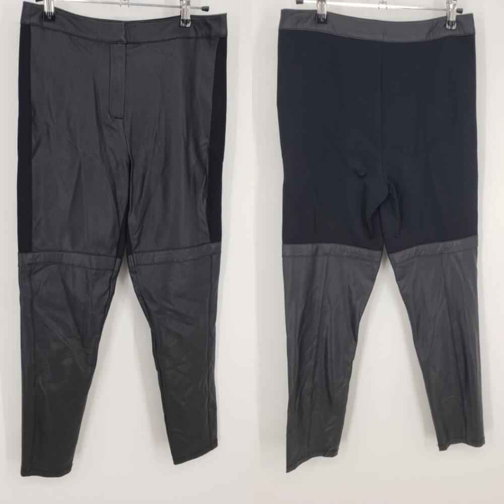 3/$25 BCBGMaxazria Faux Leather Leggings S High‎ Rise Vegan Skinny Pants Ankle